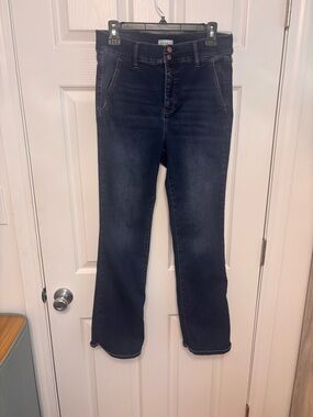 Nicole Miller Dark Blue Soho High Rise Bootcut Jeans